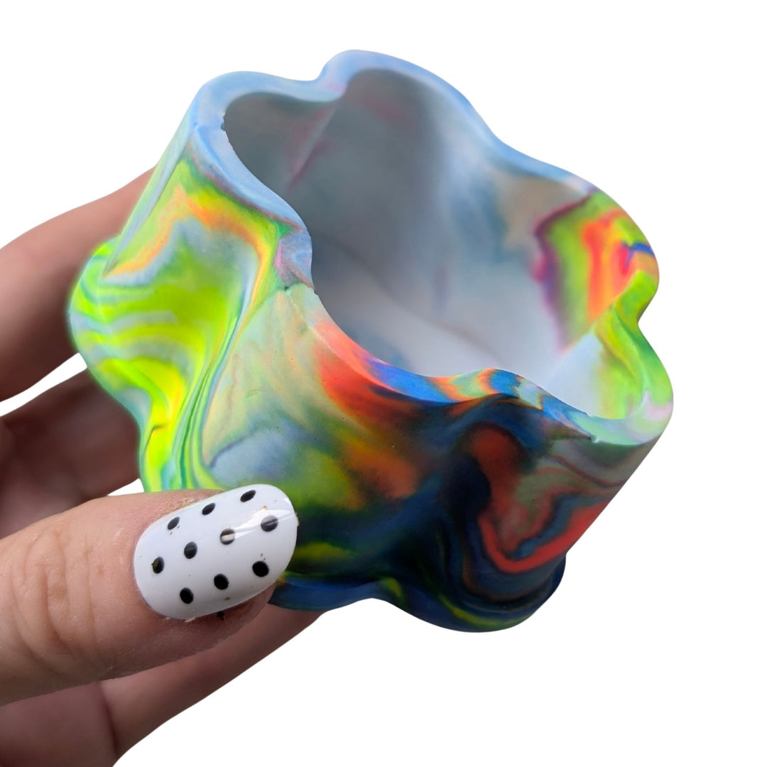 Two Bubble Flower Pot Molds