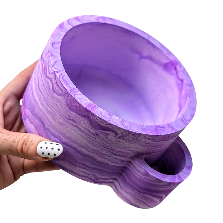 Candle Pot with Matchstick Holder Mold