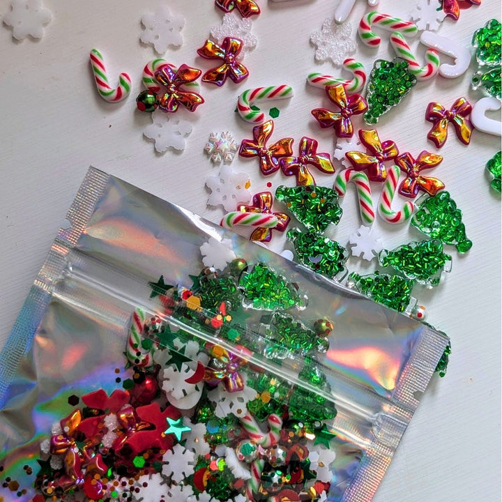 Christmas Charms & Glitter Set