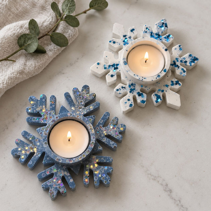 Snowflake Tealight Molds