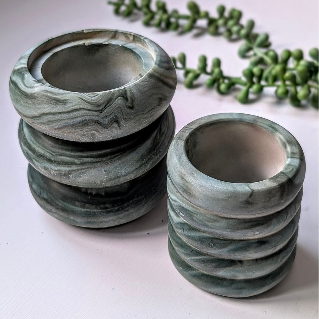 Two Bubble Pot Molds