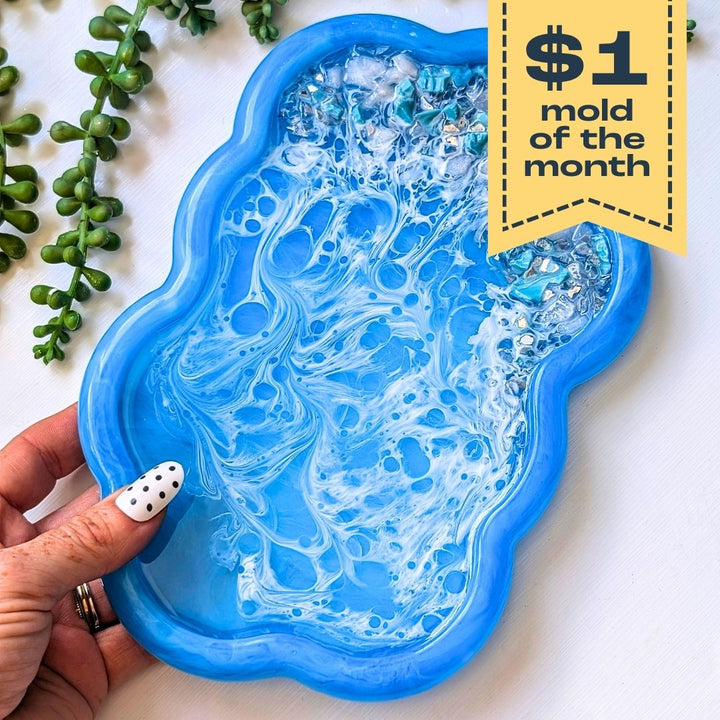 Large Cloud Tray Mold