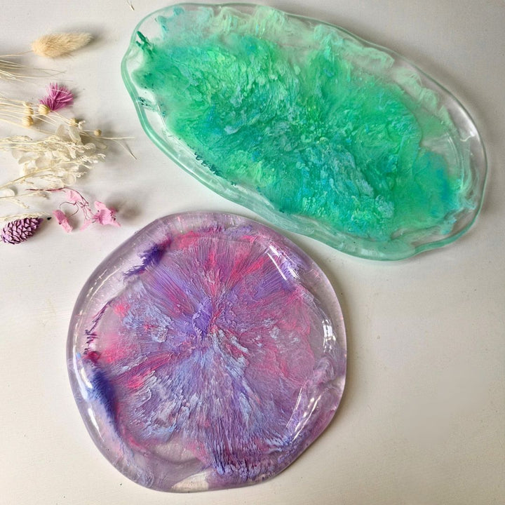 Two Irregular Tray Molds