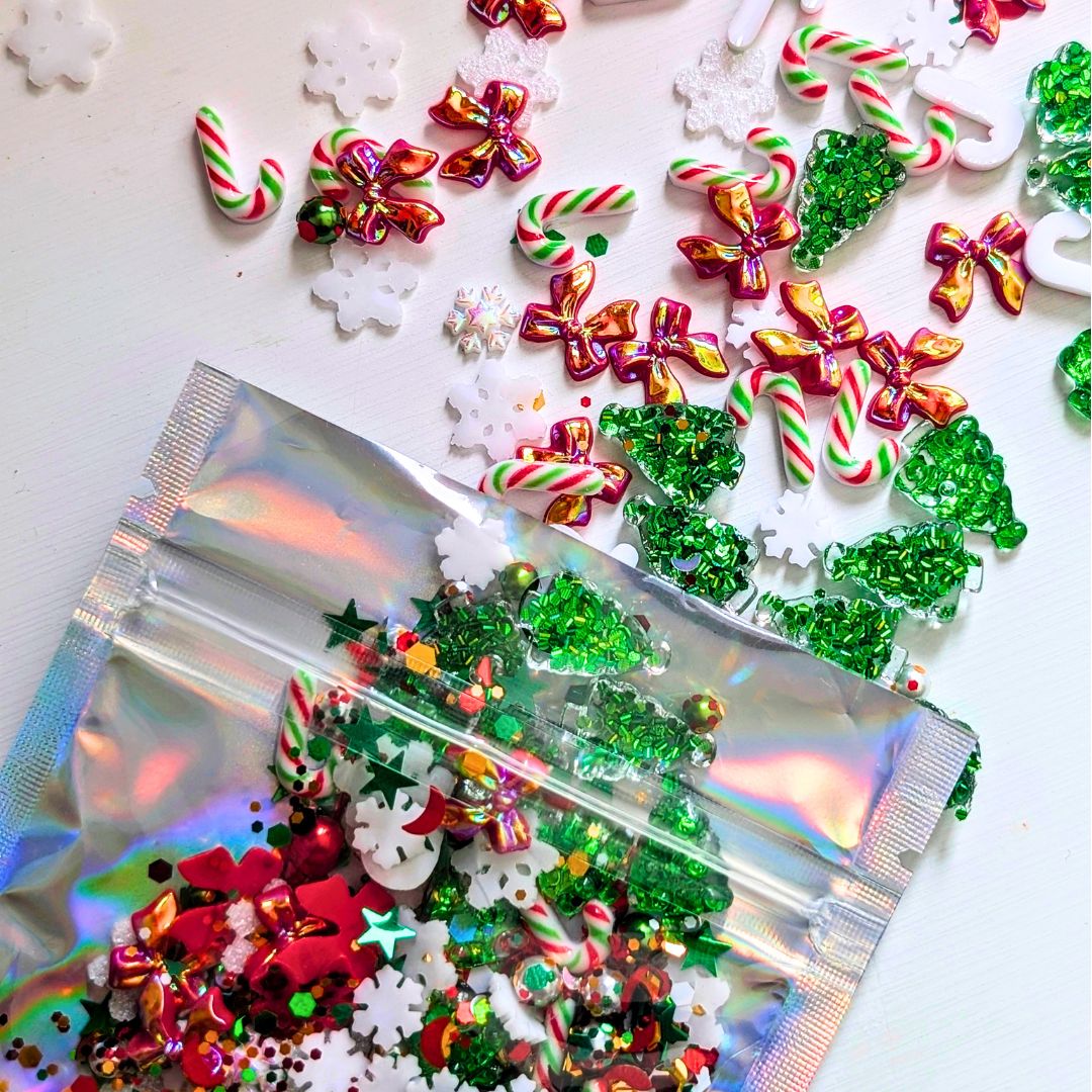 Christmas Charms & Glitter Set