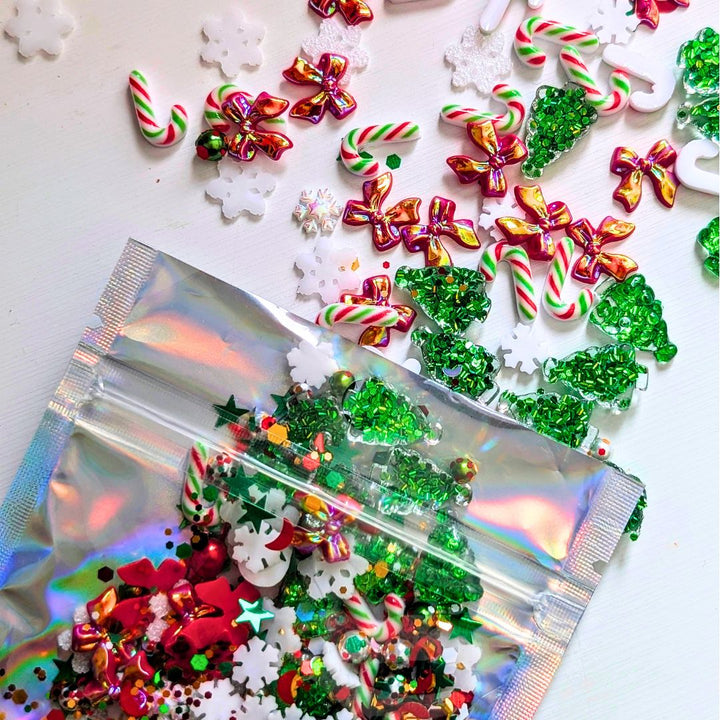 Christmas Charms & Glitter Set