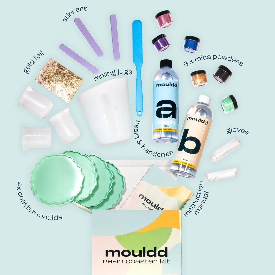 Mouldd 34oz Resin Coaster Kit