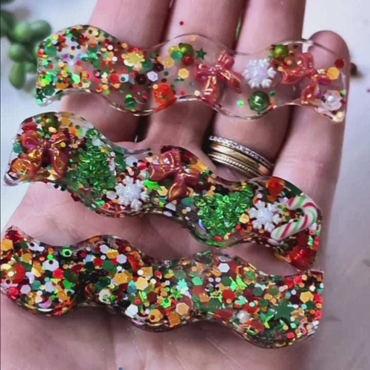 Christmas Charms & Glitter Set